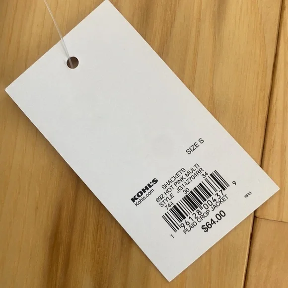 SO plaid flannel shacket.  NWT size small. - Picture 6 of 6